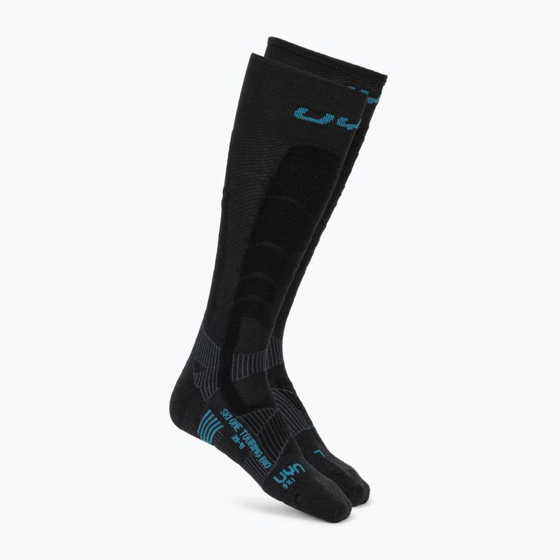 Мъжки скиорски чорапи UYN Ski Touring One Bio black/blue