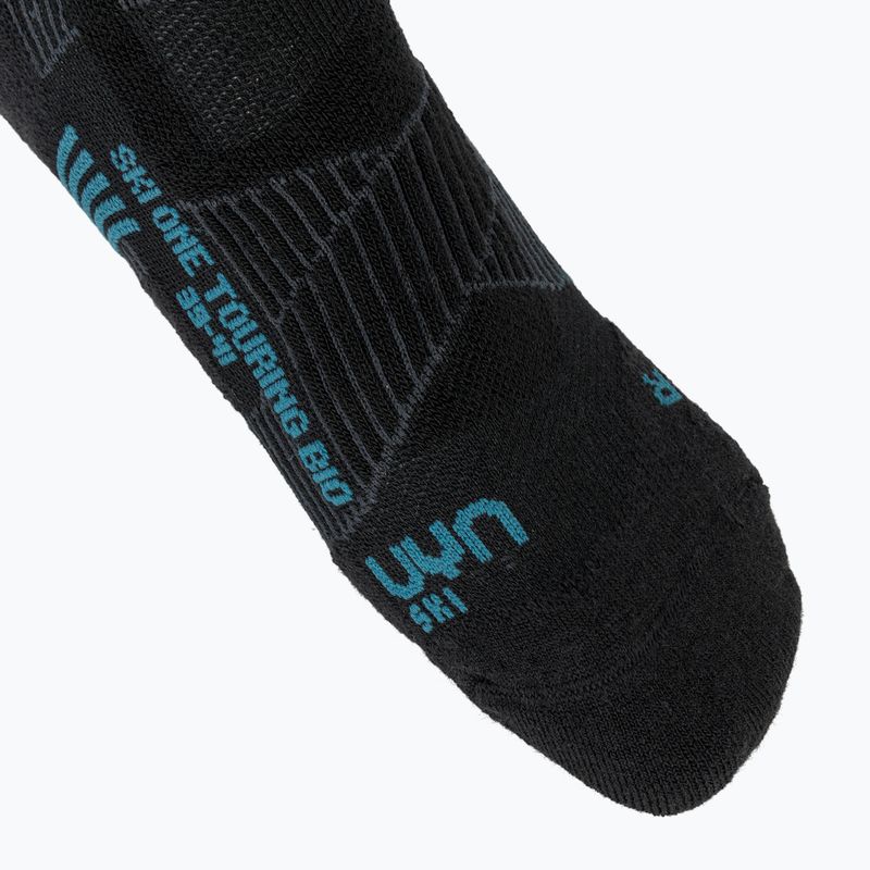 Мъжки скиорски чорапи UYN Ski Touring One Bio black/blue 3