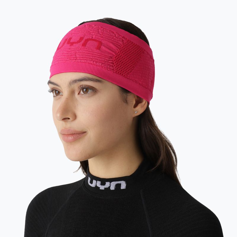 Лента за глава Uyn Parietal Biomorph pink yarrow 3