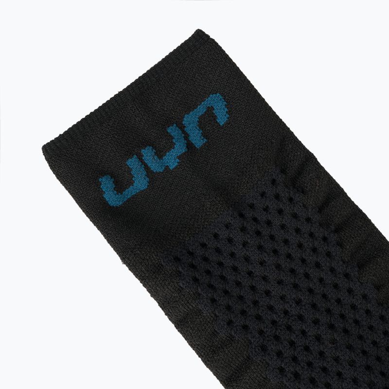 Мъжки ски чорапи UYN One Pure Snow черно/синьо 4