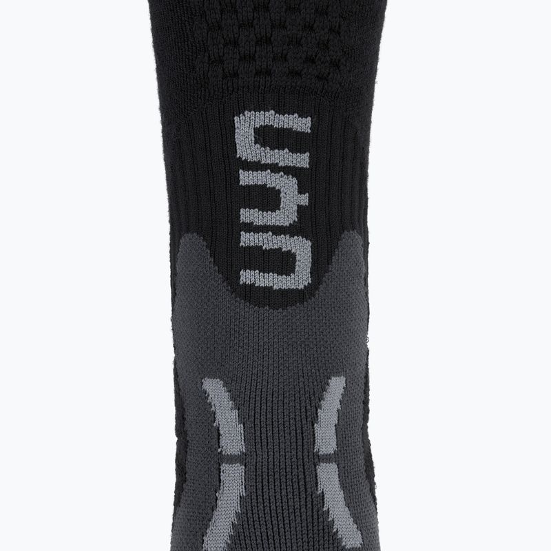 Мъжки скиорски чорапи UYN Ski One Alpine Merino black/grey 3