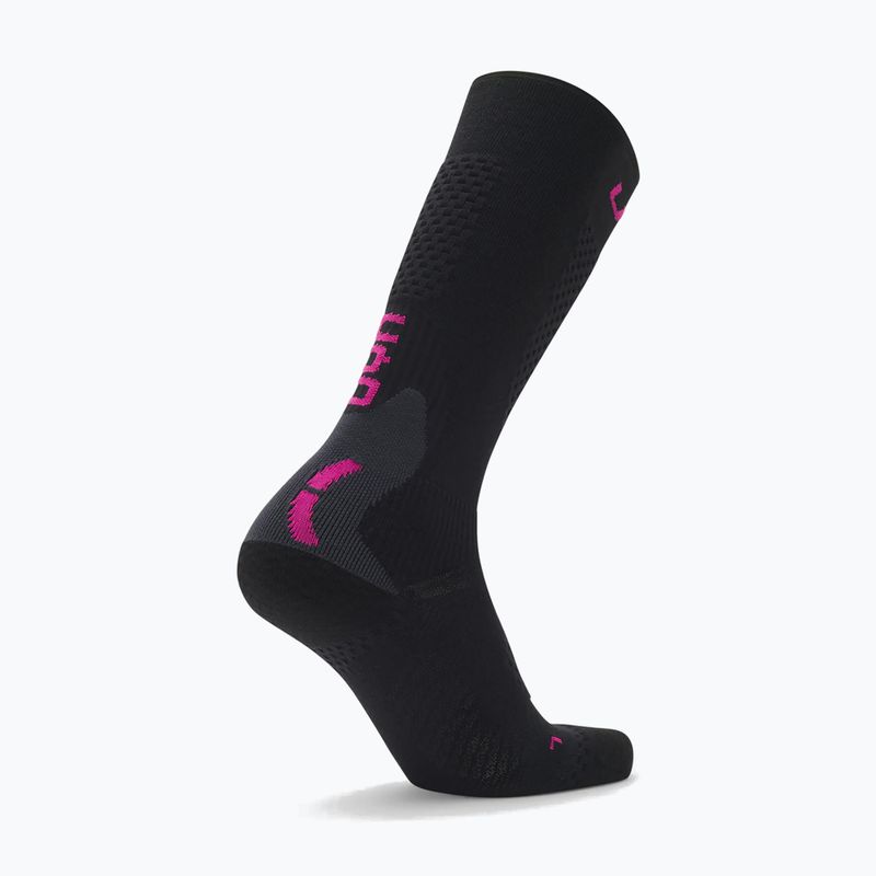 Дамски скиорски чорапи UYN Ski One Alpine Merino black/pink 6