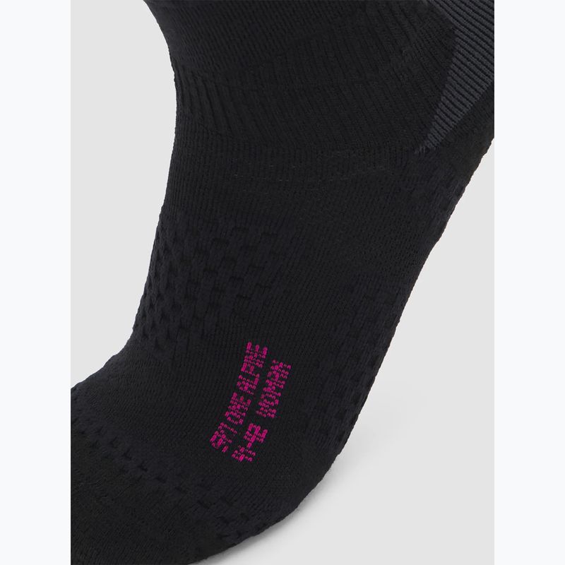 Дамски скиорски чорапи UYN Ski One Alpine Merino black/pink 8