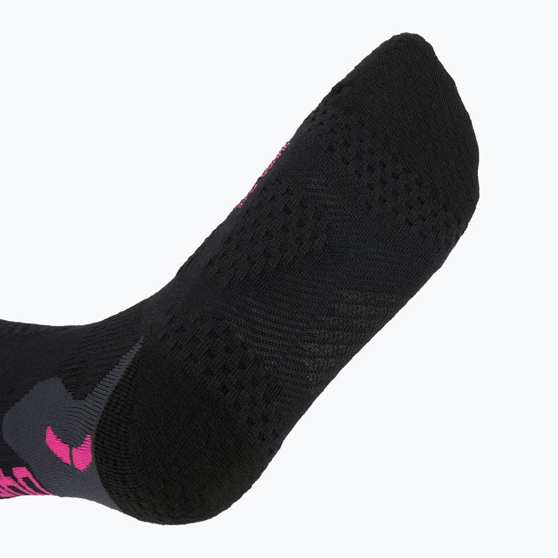 Дамски скиорски чорапи UYN Ski One Alpine Merino black/pink 4