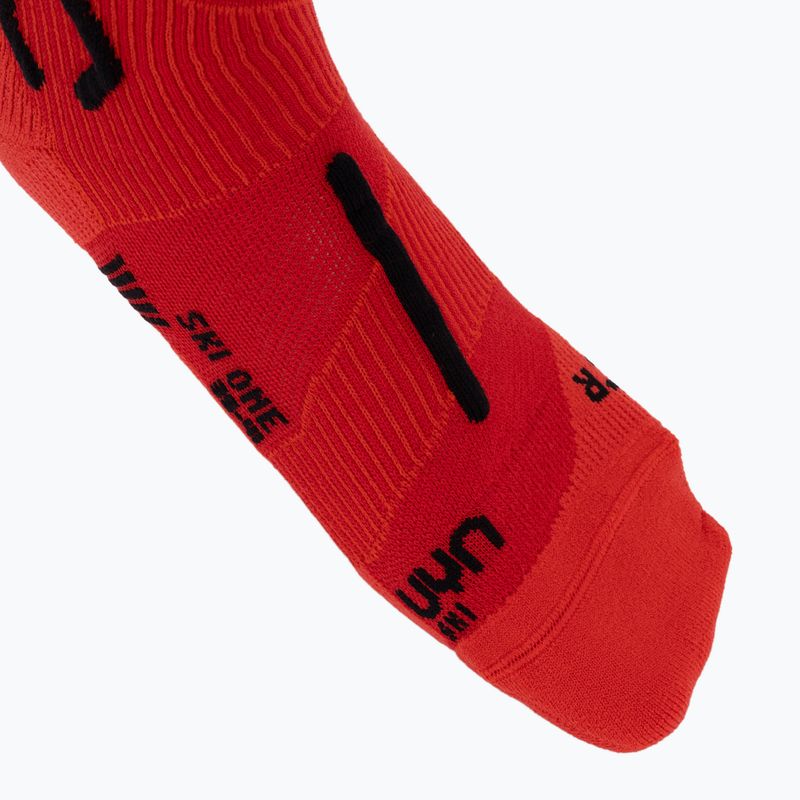 Мъжки скиорски чорапи Uyn Ski One Merino Socks red 3