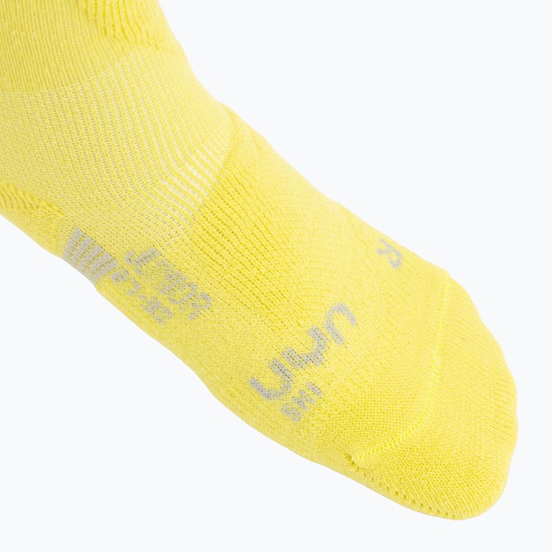 Детски скиорски чорапи UYN Junior Ski green lime 3