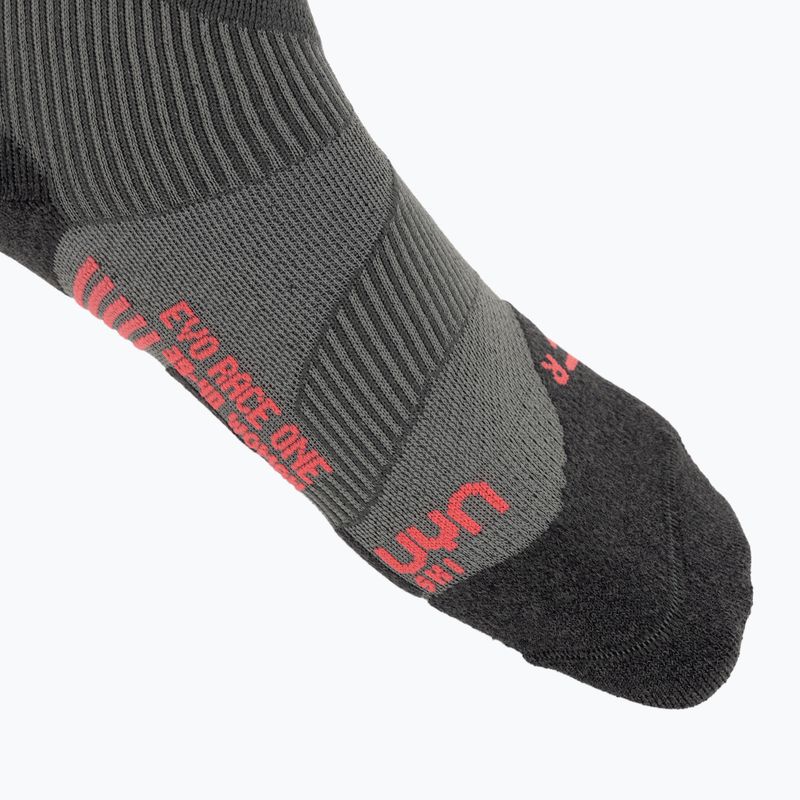 Дамски скоирски чорапи  UYN Ski Evo Race One grey/pink 3