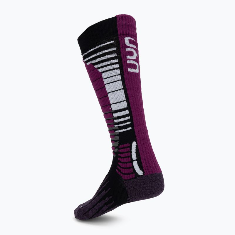 Дамски чорапи за сноуборд UYN Ski Snowboard black/purple 2