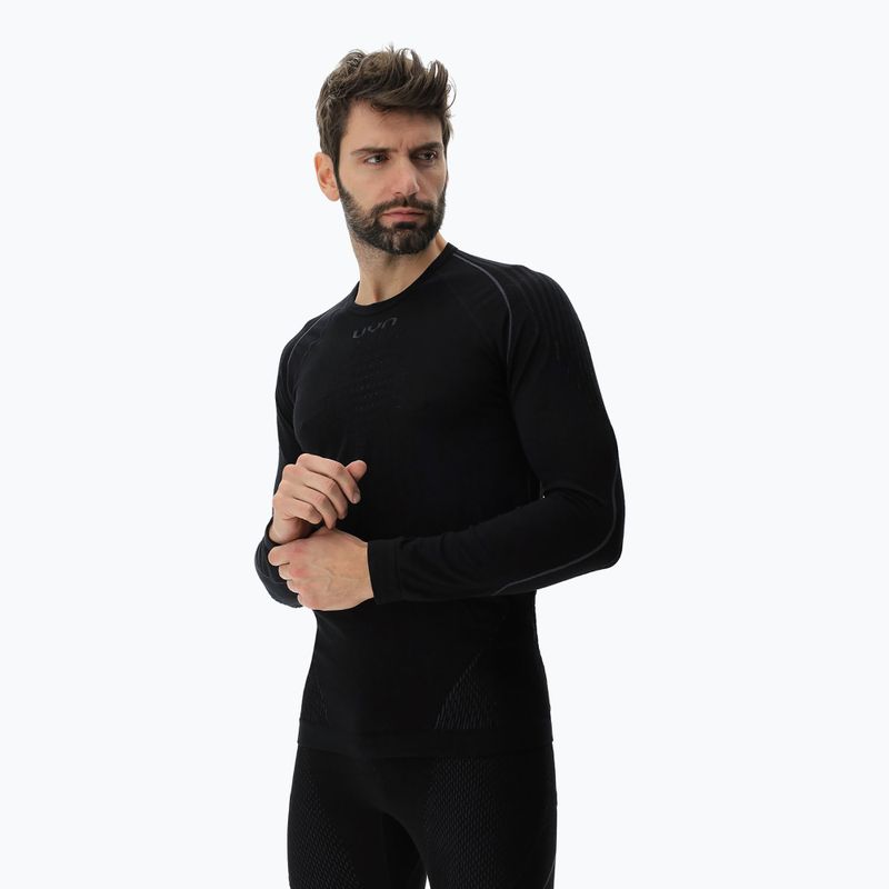 Мъжки термоактивен суитшърт UYN Evolutyon Biotech np black 3