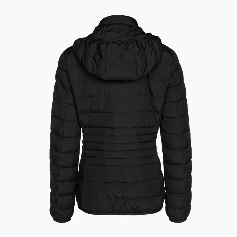 Дамско яке EA7 Emporio Armani Train Core Lady Eco Down Hoodie black/logo light gold 2