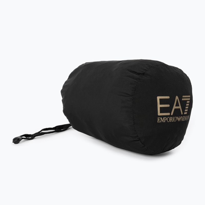 Дамско яке EA7 Emporio Armani Train Core Lady Eco Down Hoodie black/logo light gold 4