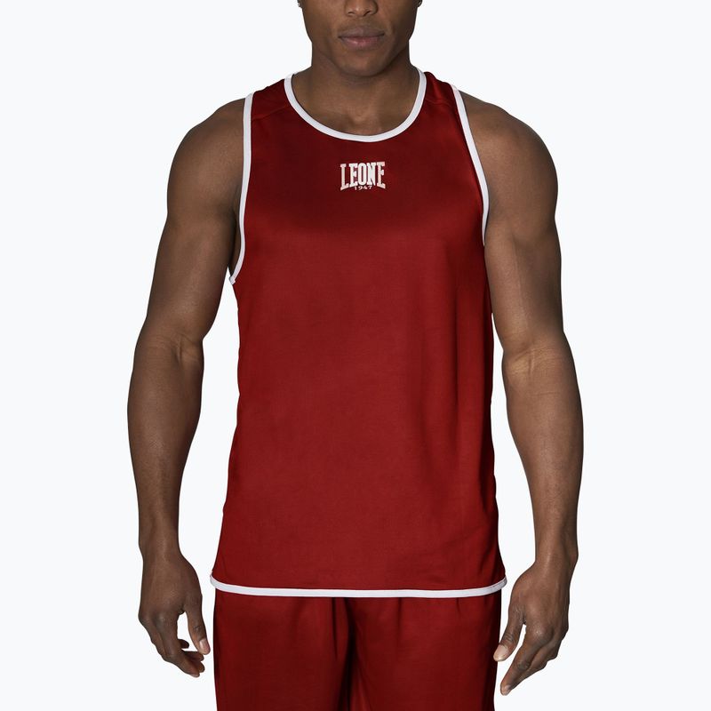 Мъжки двустранен потник Leone Double Face Boxing Singlet син/червен AB214 4