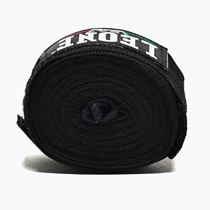 Боксови бандажи LEONE 1947 Hand Wraps 450 cm black 6