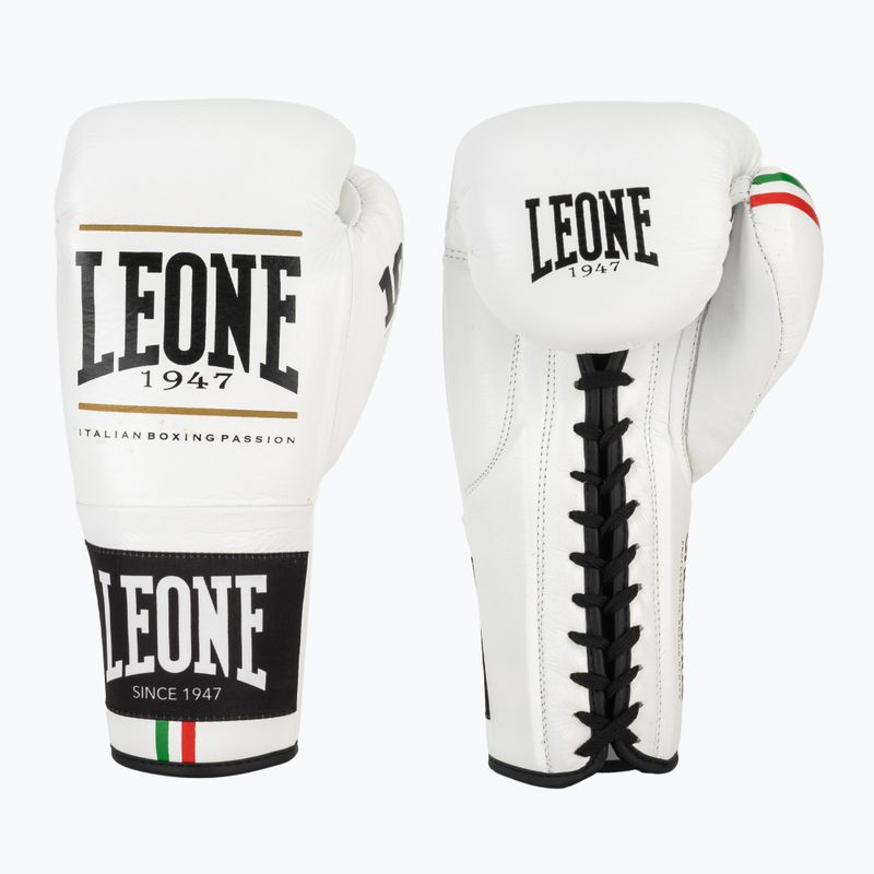 Боксови ръкавици LEONE 1947 Shock Plus бели