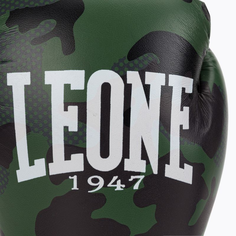 Зелени боксови ръкавици Leone Camo GN324 5