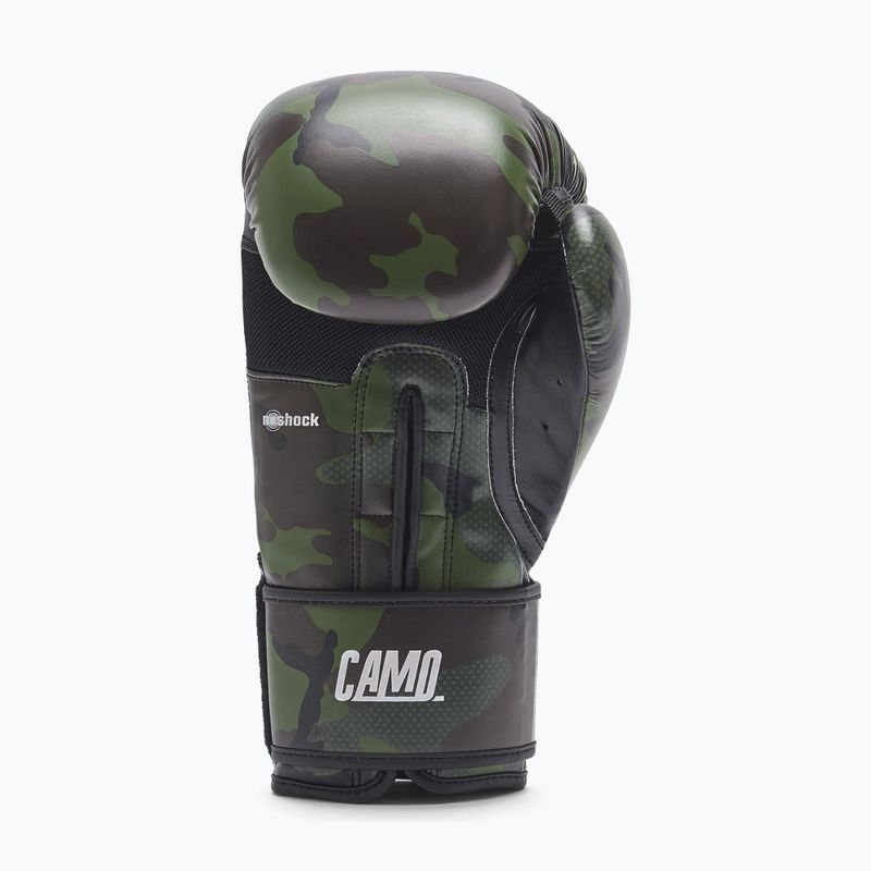 Зелени боксови ръкавици Leone Camo GN324 10
