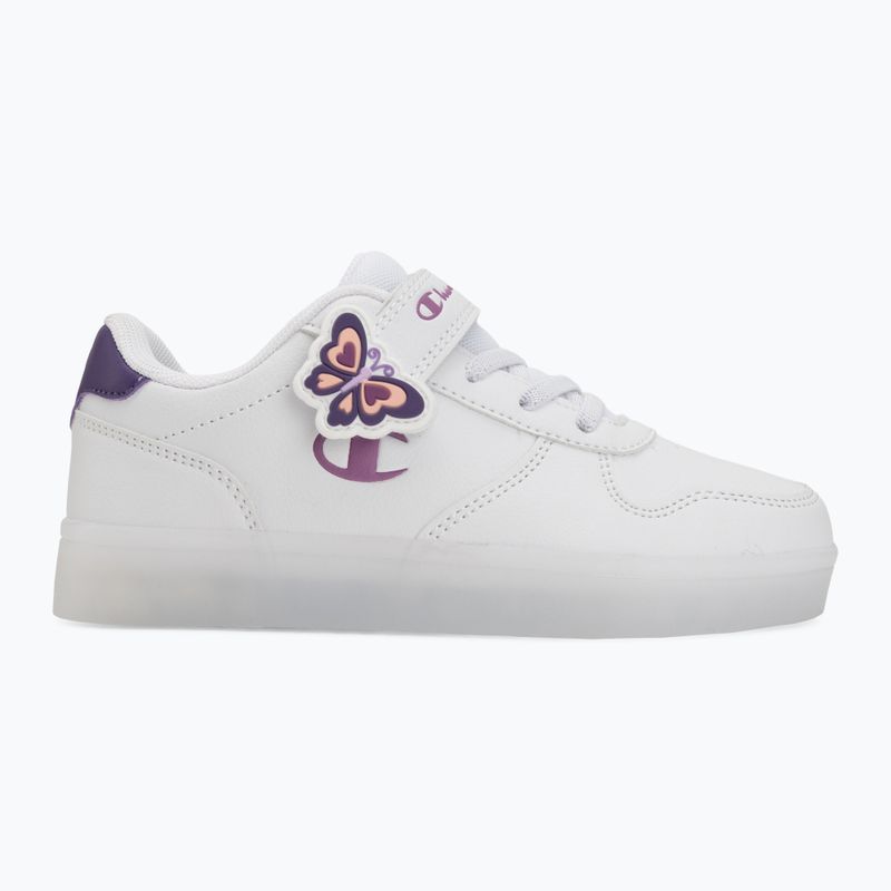 Детски обувки Champion GLW G PS Low Cut white/purple 2