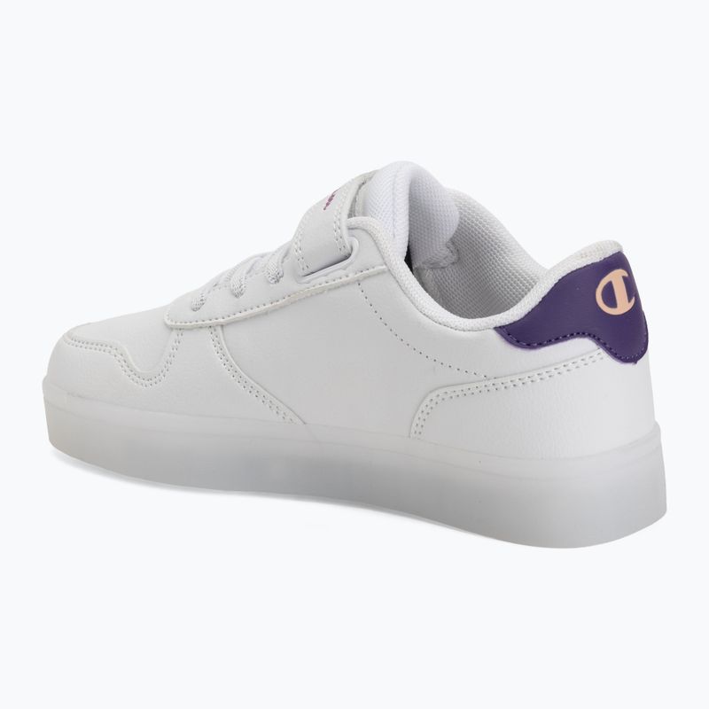 Детски обувки Champion GLW G PS Low Cut white/purple 3