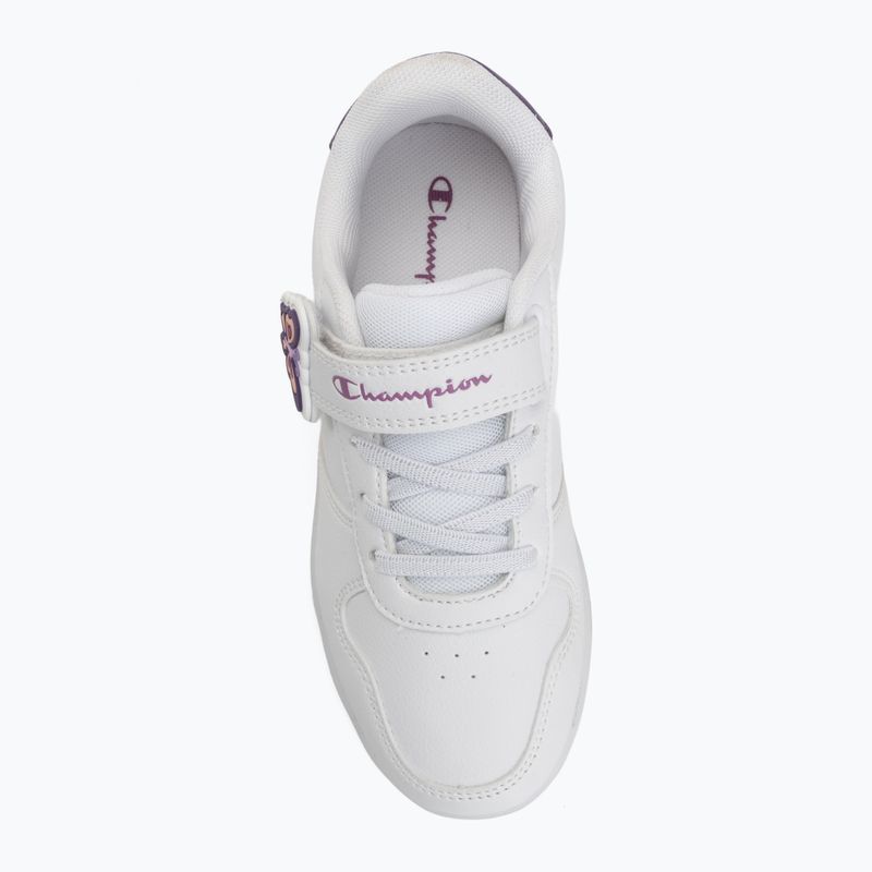 Детски обувки Champion GLW G PS Low Cut white/purple 5
