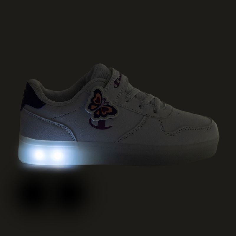 Детски обувки Champion GLW G PS Low Cut white/purple 8