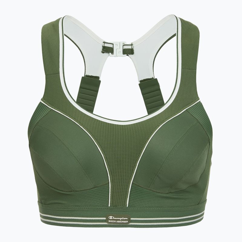 Спортен сутиен Shock Absorber Ultimate Run Bra greyish green