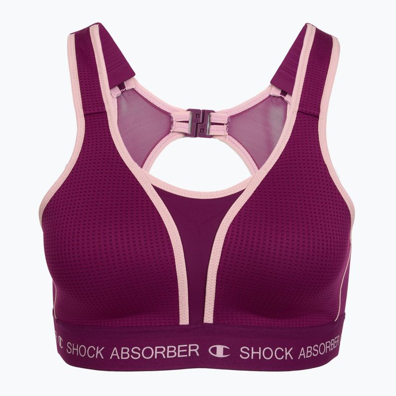 Спортен сутиен Shock Absorber Ultimate Run Bra Padded deep purple