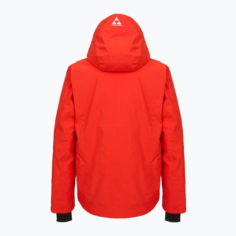 Мъжко скиорско яке Fischer Thor red 2