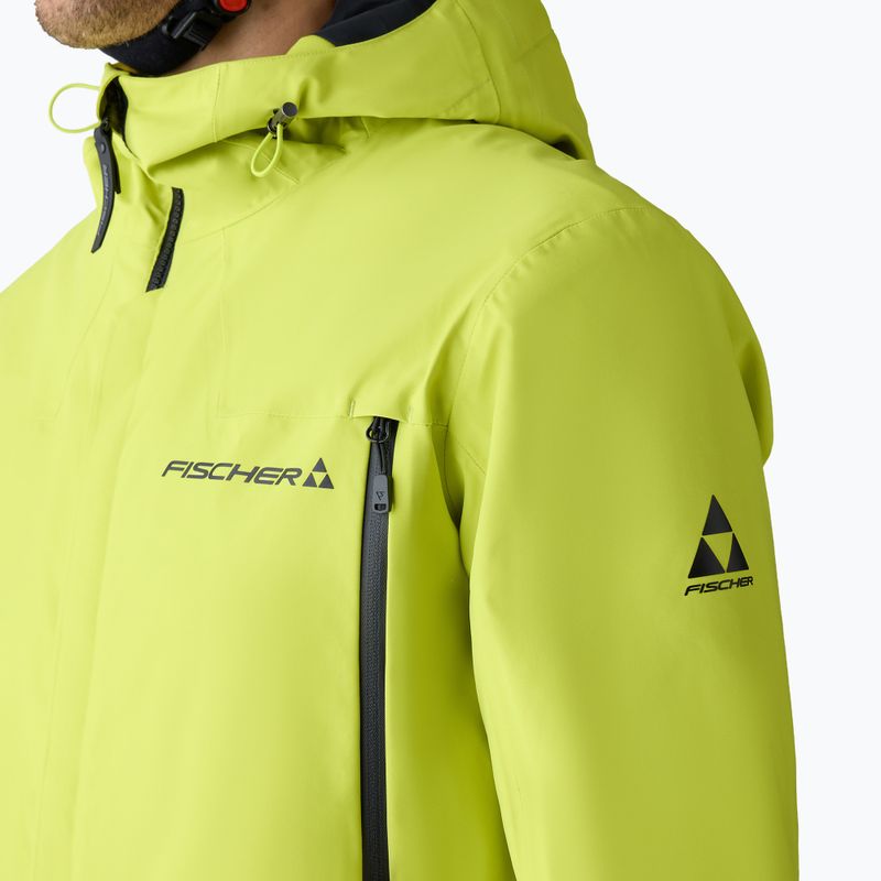 Мъжко скиорско яке Fischer Rush Jacket fischer yellow 4