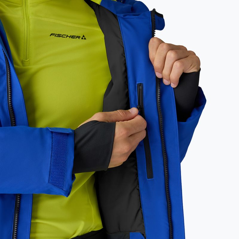 Мъжко скиорско яке Fischer Rush Jacket royal blue 5