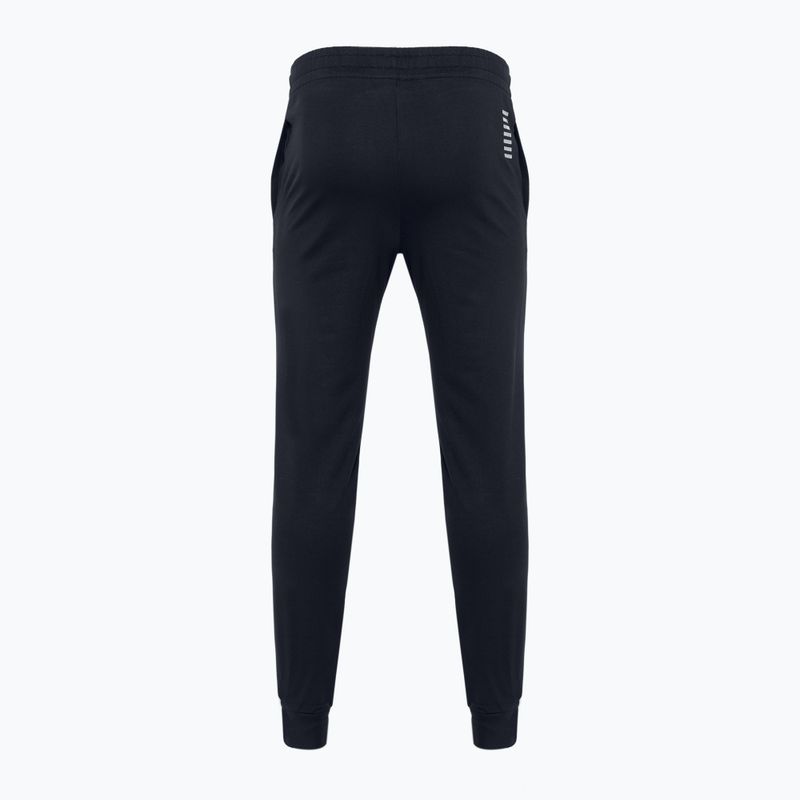 Мъжки панталони EA7 Emporio Armani Train Core ID Coft Slim night blue/silver logo 2