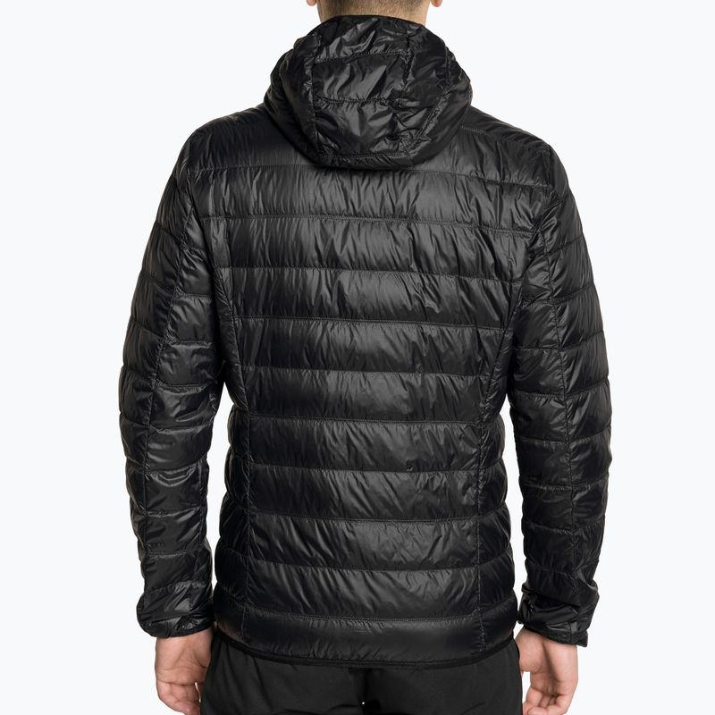 Мъжко яке EA7 Emporio Armani Train Core ID Down Light Hoodie black/gold logo 2