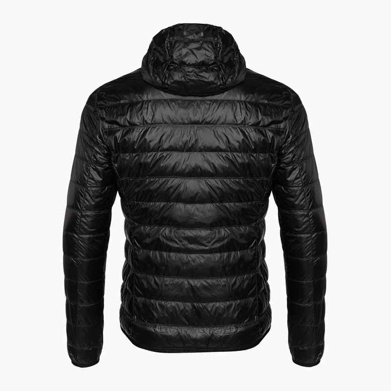 Мъжко яке EA7 Emporio Armani Train Core ID Down Light Hoodie black/gold logo 8