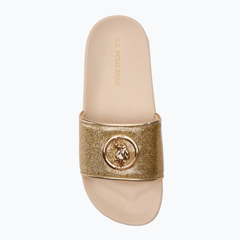 Дамски джапанки U.S. Polo Assn. IVY002A gold 5