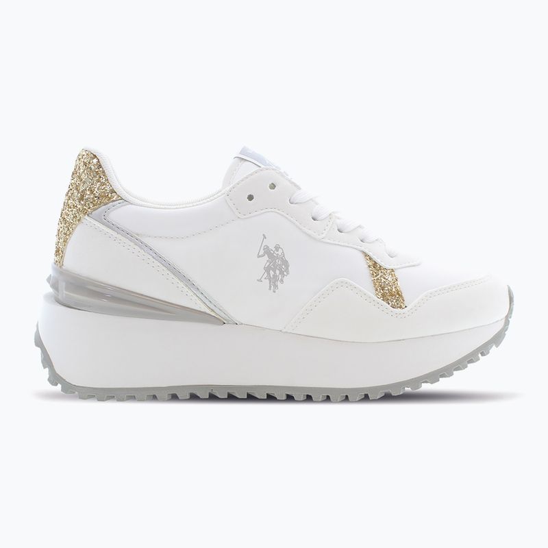 Дамски обувки U.S. Polo Assn. BAYLE003C бяло/златно 8