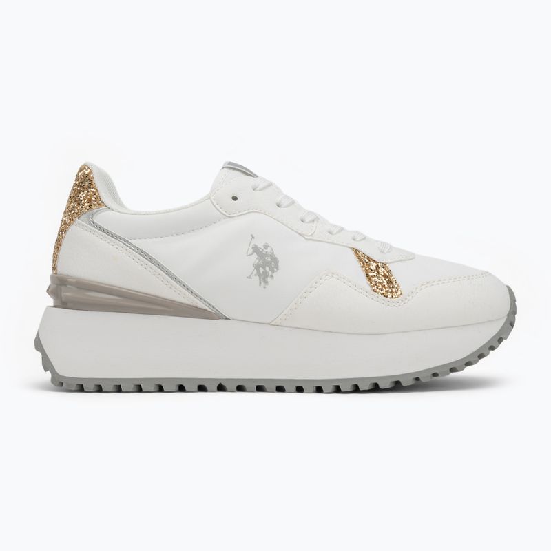 Дамски обувки U.S. Polo Assn. BAYLE003C бяло/златно 2