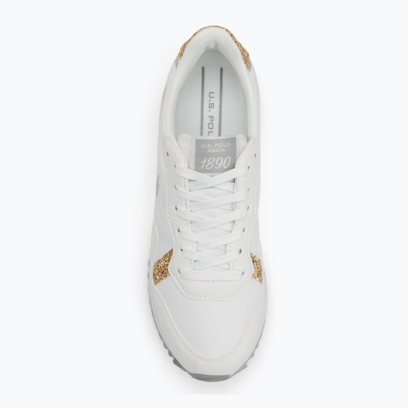 Дамски обувки U.S. Polo Assn. BAYLE003C бяло/златно 5