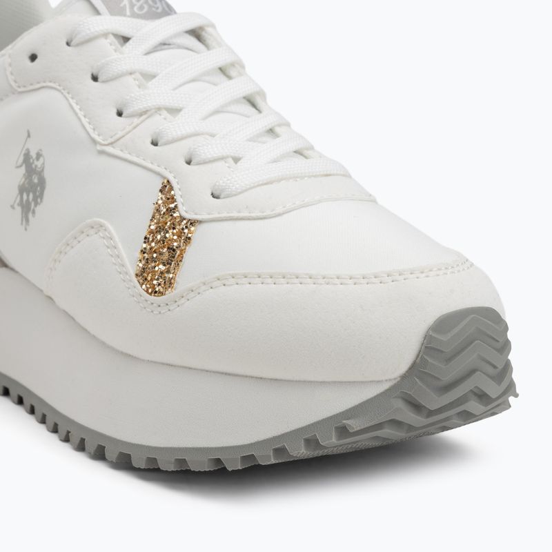 Дамски обувки U.S. Polo Assn. BAYLE003C бяло/златно 7