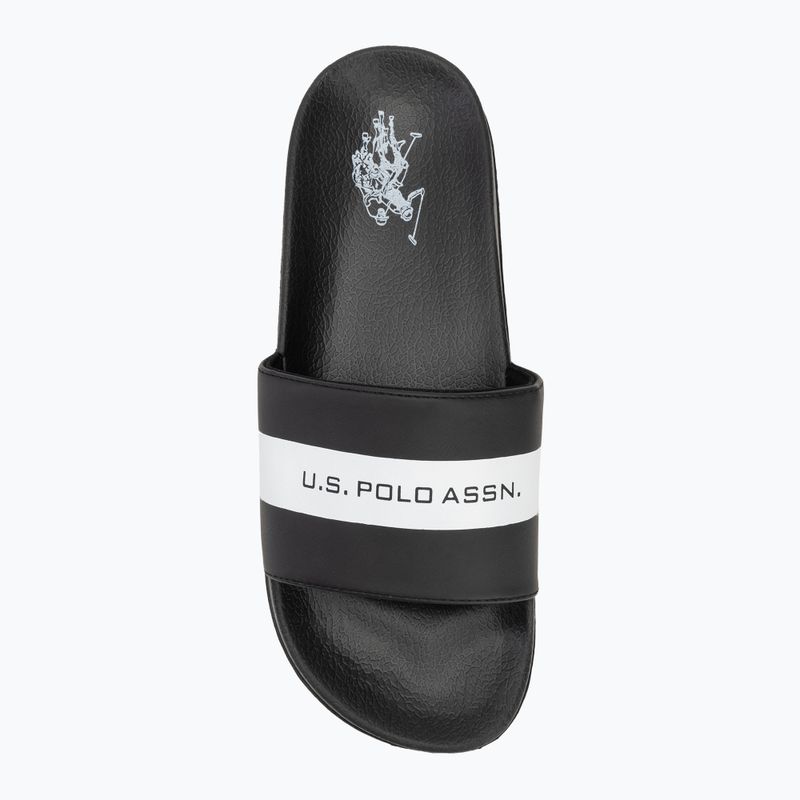 Мъжки джапанки U.S. Polo Assn. SKYE002 черно/бяло 5