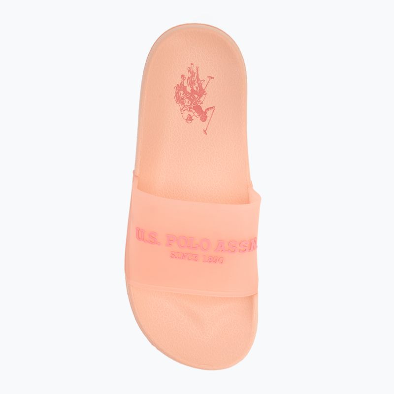 Дамски джапанки U.S. Polo Assn. AMAMI009A samon/pink/white 5