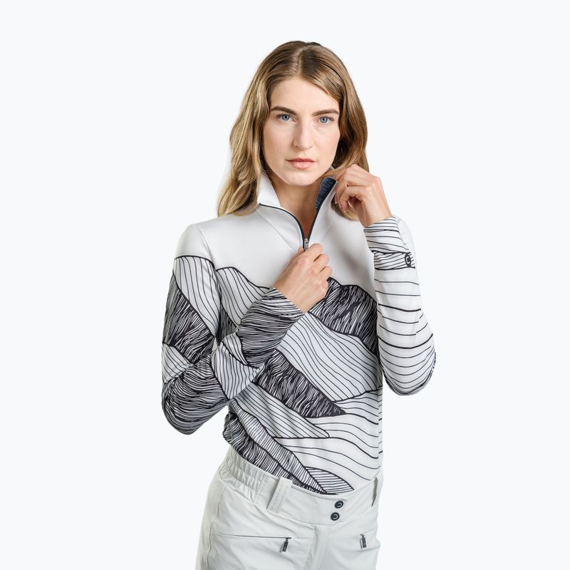 Дамски суитшърт DOTOUT Peaks print outline col/black beauty 2