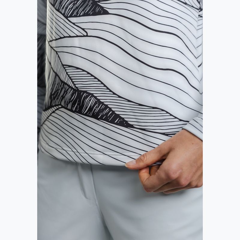 Дамски суитшърт DOTOUT Peaks print outline col/black beauty 3