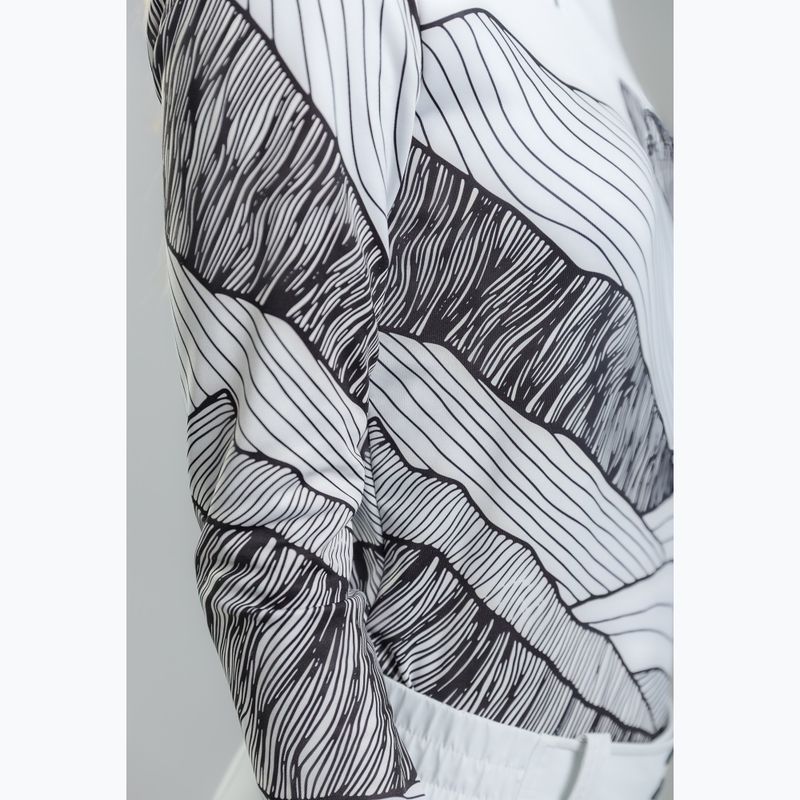 Дамски суитшърт DOTOUT Peaks print outline col/black beauty 7