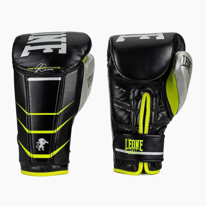 Боксови ръкавици LEONE 1947 Revo Performance Fluo black