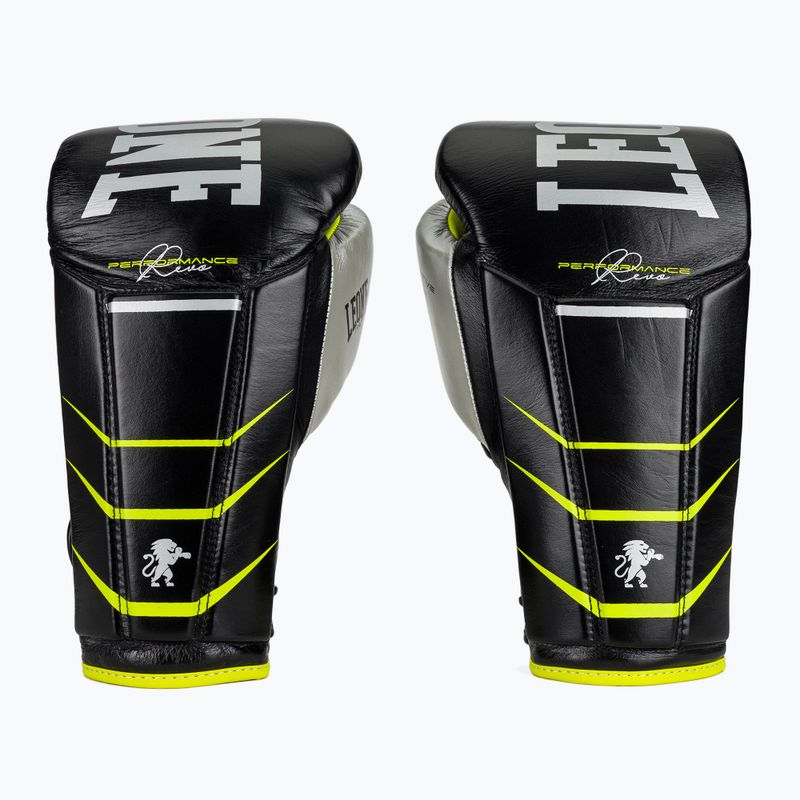 Боксови ръкавици LEONE 1947 Revo Performance Fluo black 2