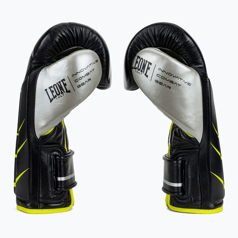 Боксови ръкавици LEONE 1947 Revo Performance Fluo black 4