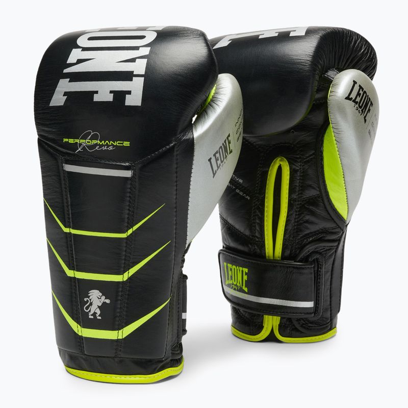 Боксови ръкавици LEONE 1947 Revo Performance Fluo black