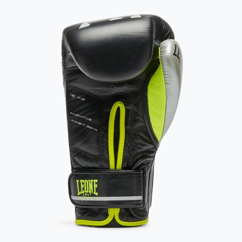 Боксови ръкавици LEONE 1947 Revo Performance Fluo black 3