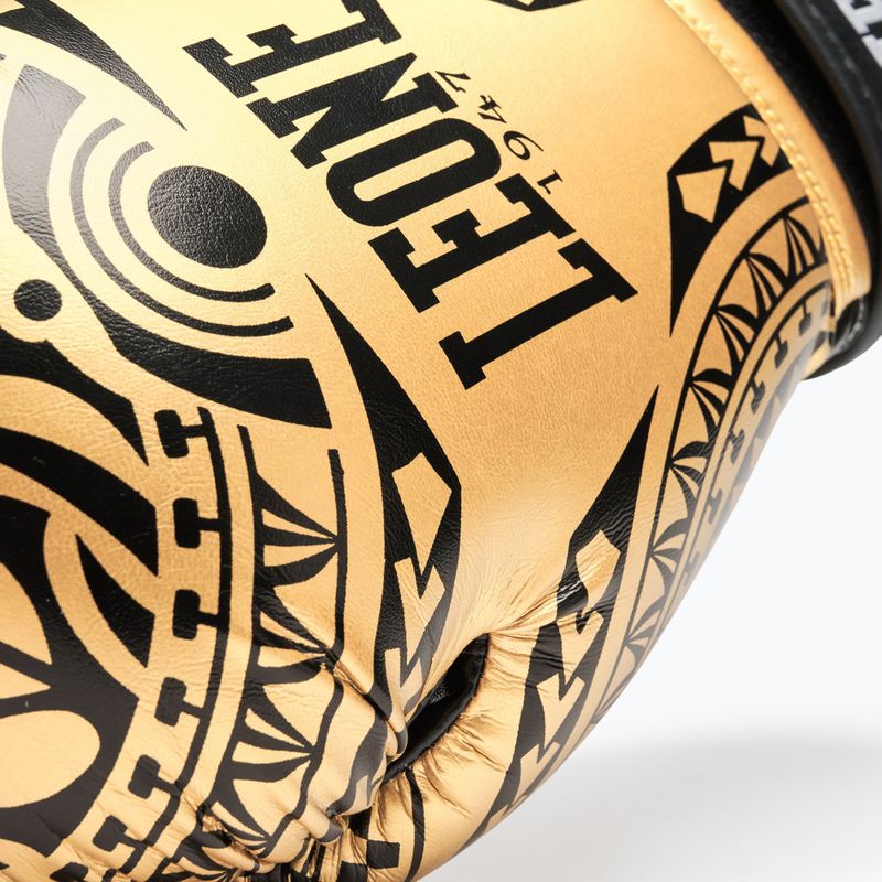 Боксови ръкавици LEONE 1947 Haka oro/golden 8