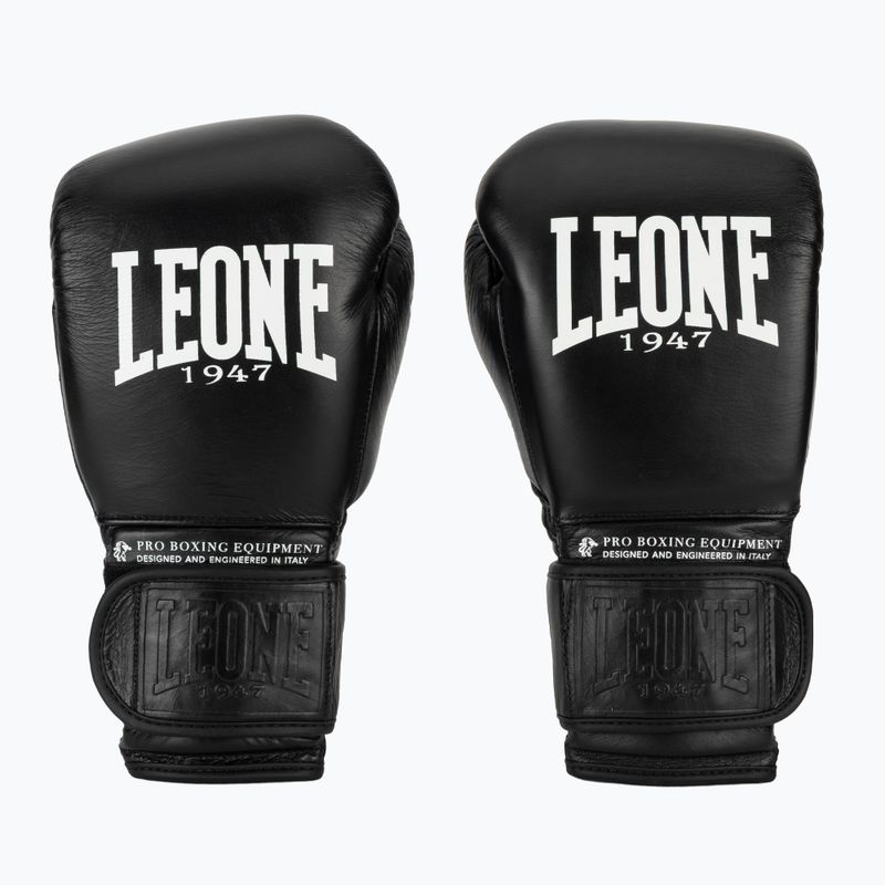 Боксови ръкавици LEONE 1947 Най-големият черен 2