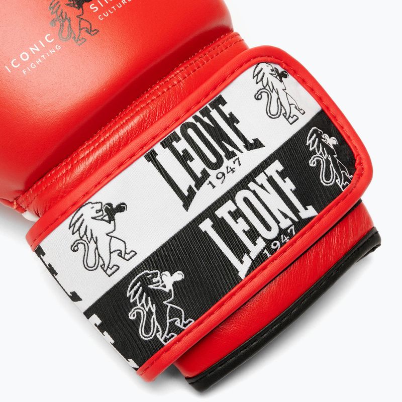 Боксови ръкавици LEONE 1947 Iconic red 7